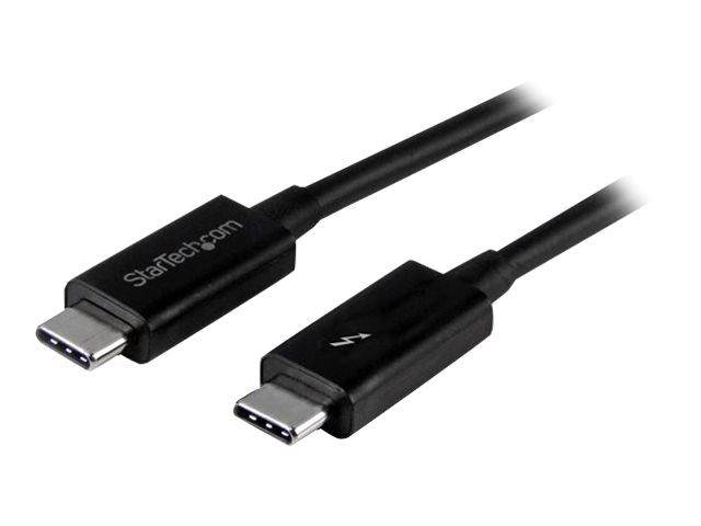 StarTech.com StarTech 1m (3.3ft) Thunderbolt 3 Cable, 20Gbps, 100W PD, 4K Video, Thunderbolt-Certified, Compatible w/-1