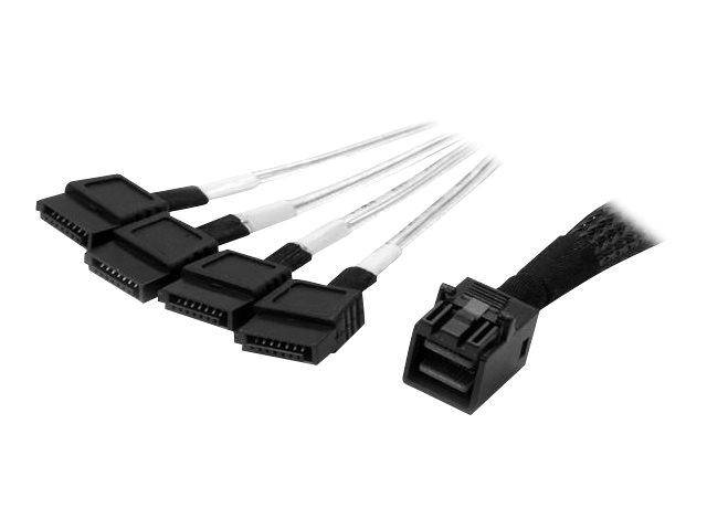 StarTech.com Internes Mini-SAS auf SATA Kabel - SFF-8643 zu 4x SATA - 1m - SATA--1