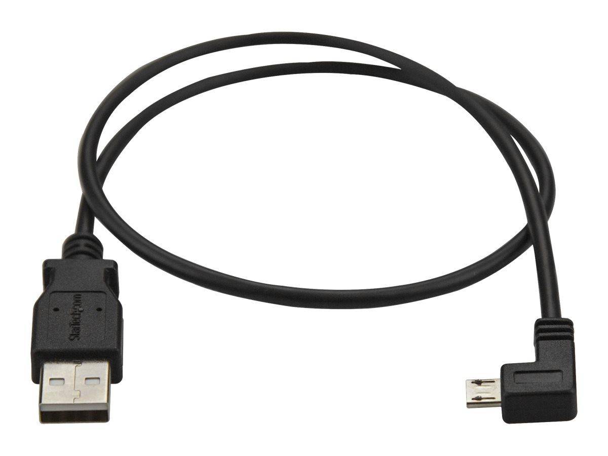 StarTech.com Micro USB Lade- und Sync-Kabel St/St - Links gewinkelt Micro-USB --1