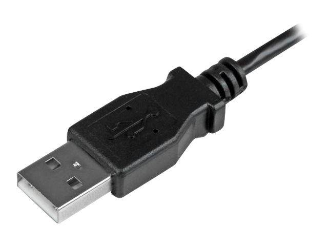 StarTech.com Micro USB Lade- und Sync-Kabel St/St - Links gewinkelt Micro-USB --2