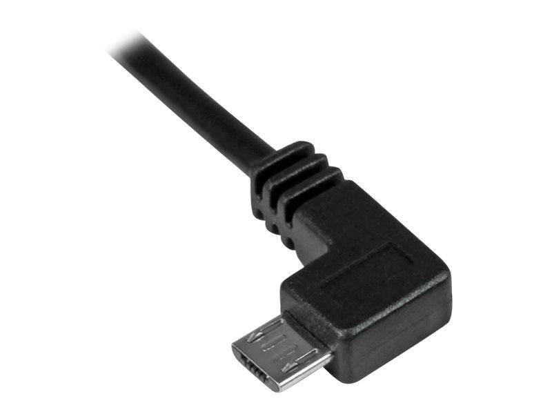 StarTech.com Micro USB Lade- und Sync-Kabel St/St - Links gewinkelt Micro-USB --4