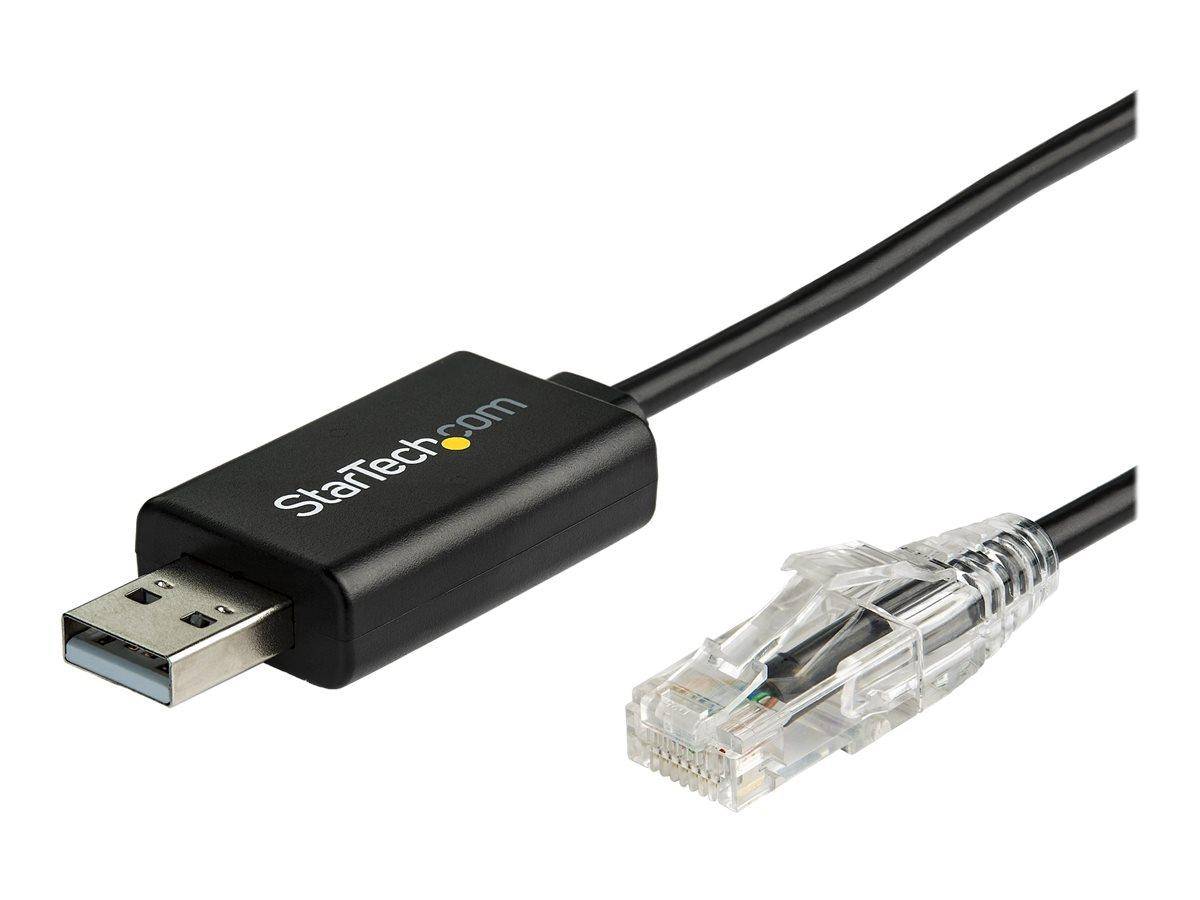 STARTECH.COM 1,8mCisco Console Cable USB to RJ45- Rollover Kabel - Windows Mac und Linux - St/St ICUSBROLLOVR-1
