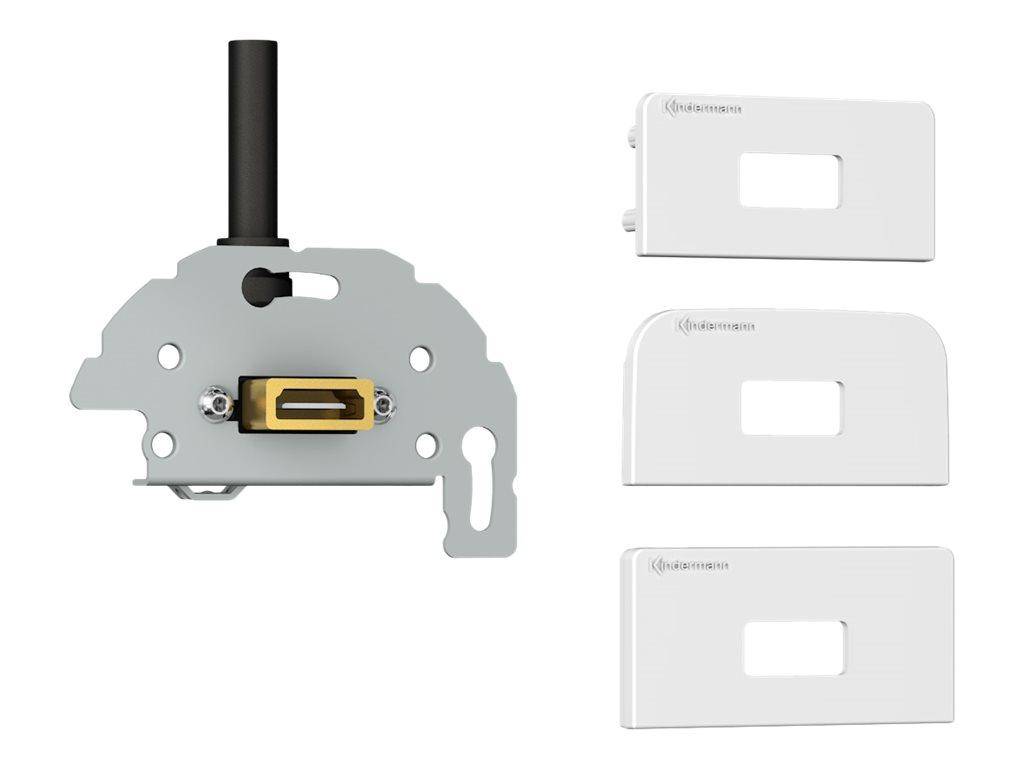 Kindermann Blende Konnect Design Click HDMI 90 Grad-1