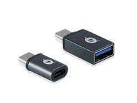 CONCEPTRONIC DONN04G USB-C zu -USB-A-Adapter, schwarz 4k30H-0