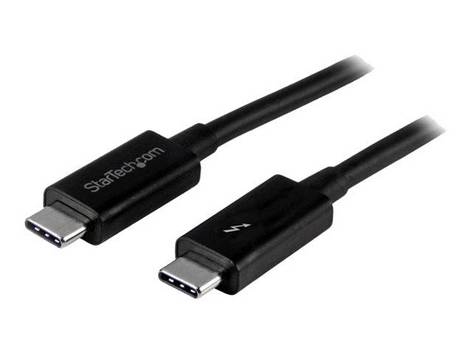 StarTech.com StarTech 2m (6.6ft) Thunderbolt 3 Cable, 20Gbps, 100W PD, 4K Video, Thunderbolt-Certified, Compatible w/