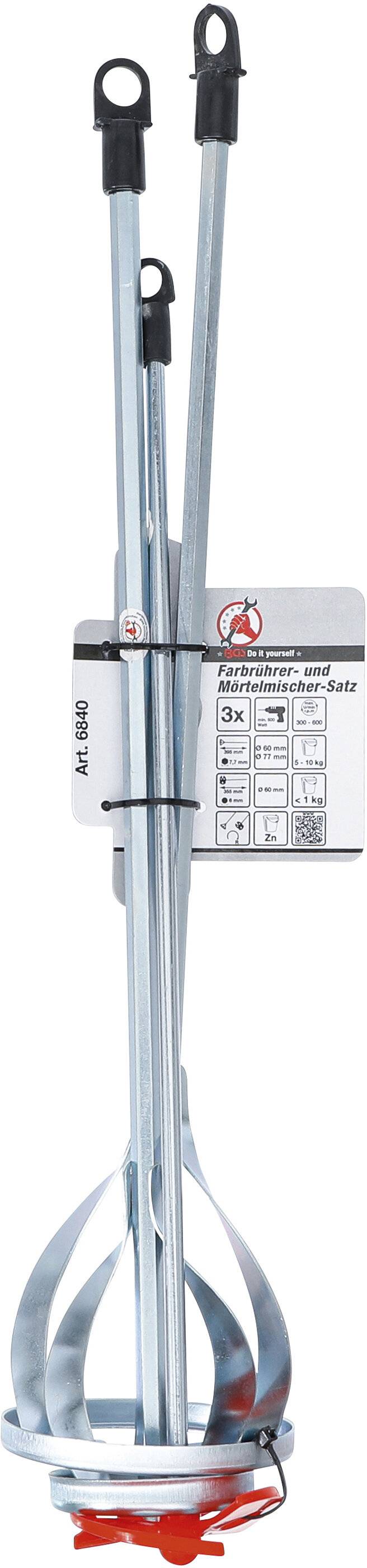 Farbrührer- und Mörtelmischer-Satz 3-tlg.-1