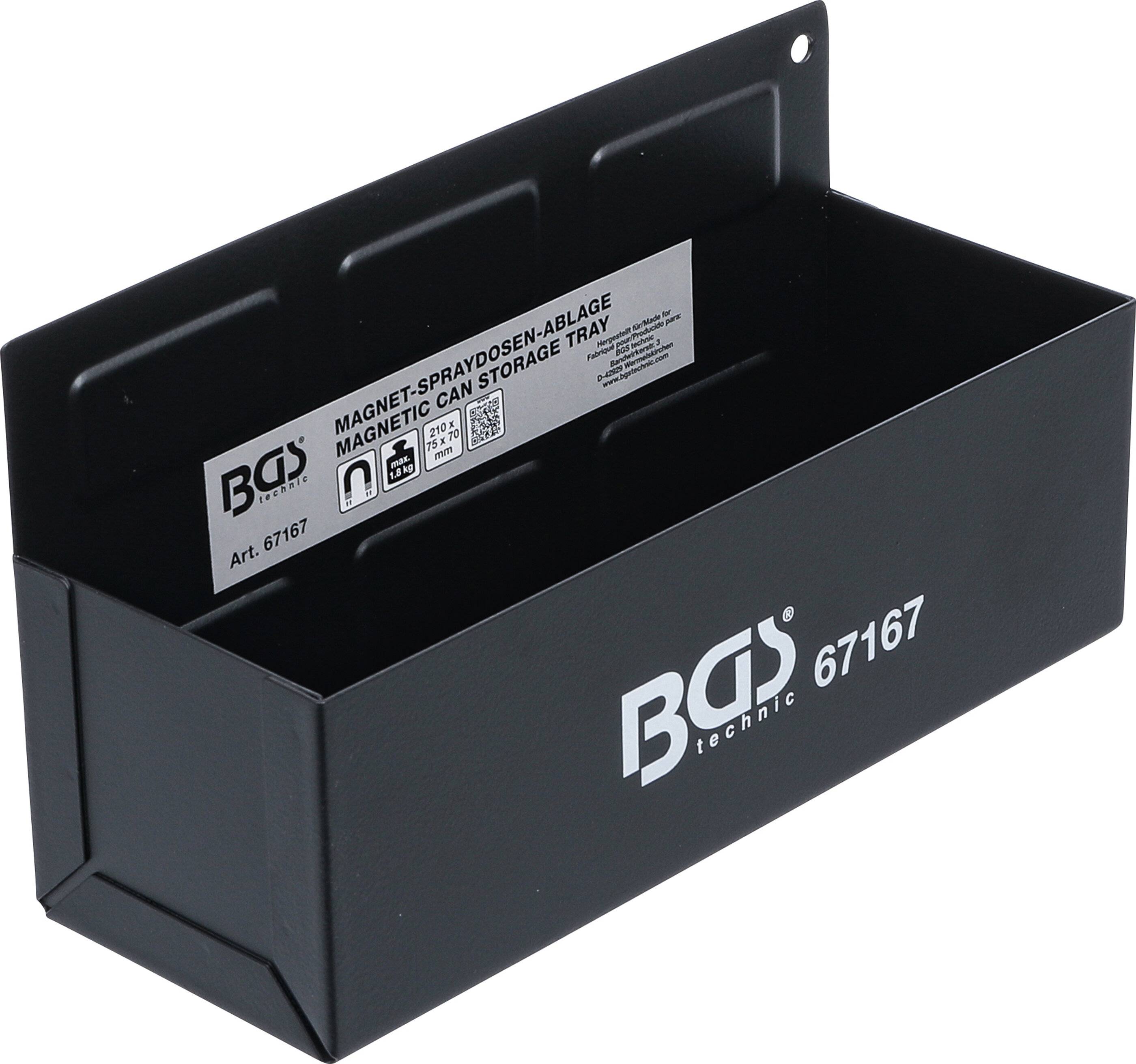 BGS 67167 Magnet-Spraydosen-Ablage, 210 mm-5