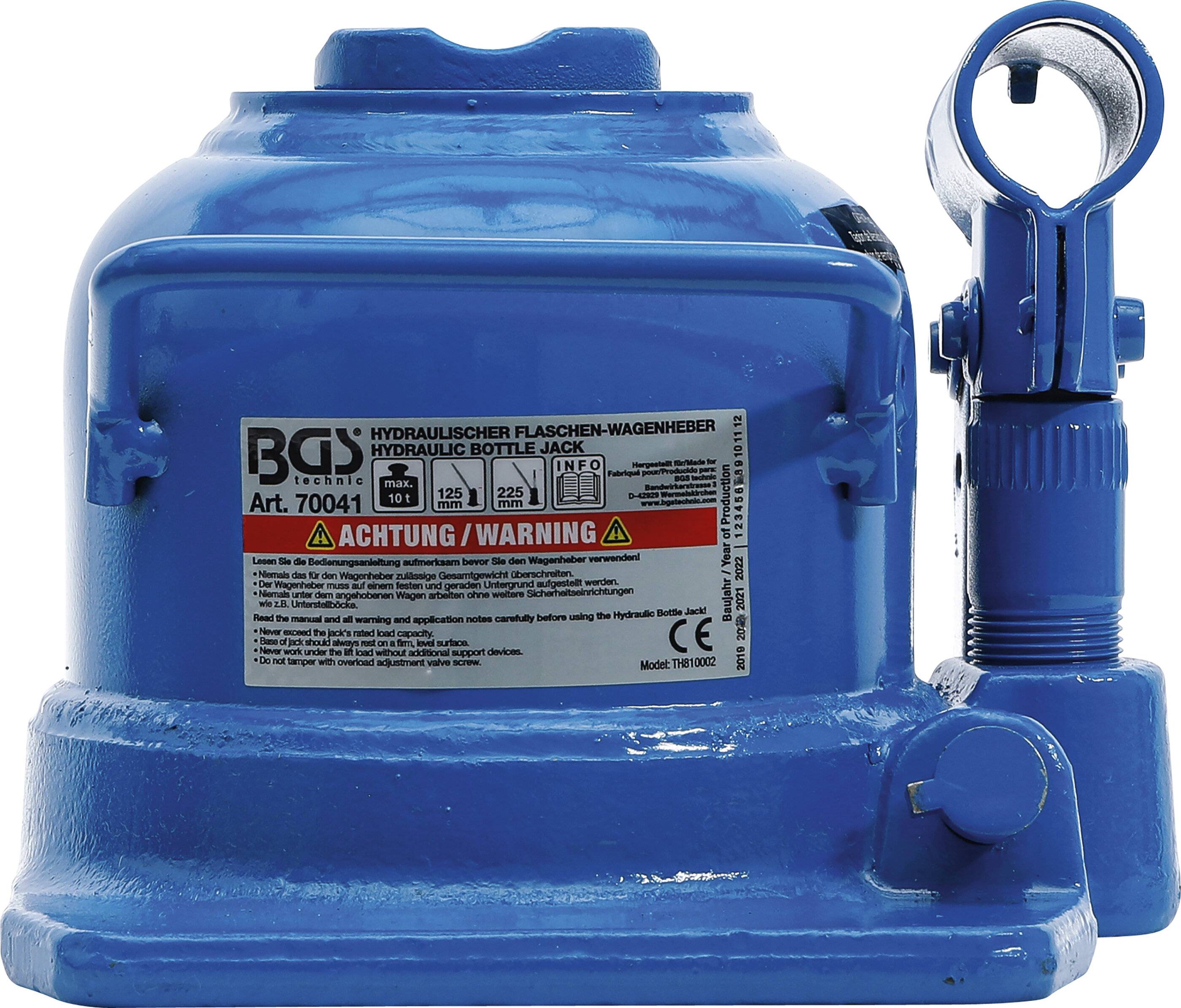 BGS 70041 Hydraulischer Flaschen-Wagenheber , extr a flach , 10 t-2