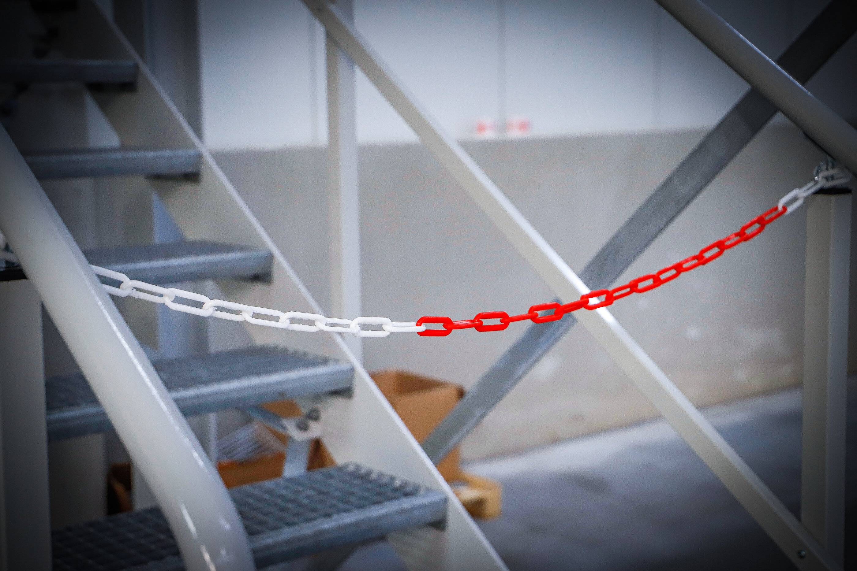 Absperrkette Rot-Weiß Kunststoff 5 m-1