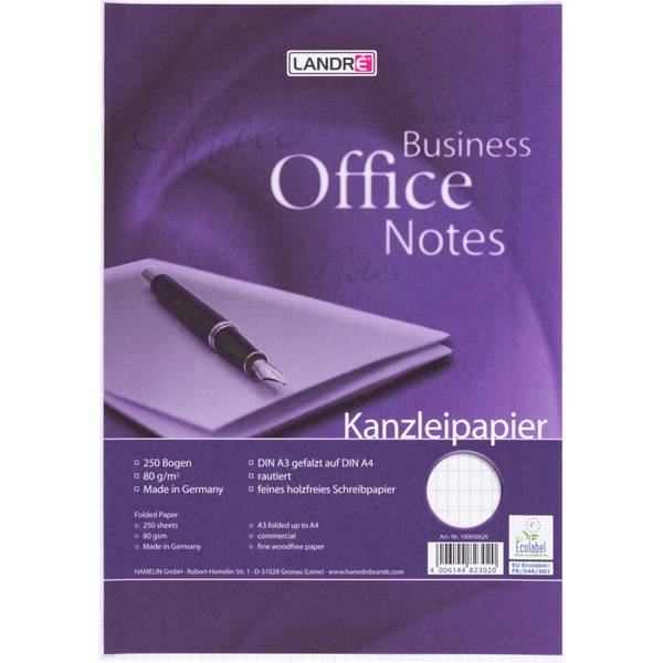 herlitz Kanzleipapier, DIN A3/DIN A4, rautiert