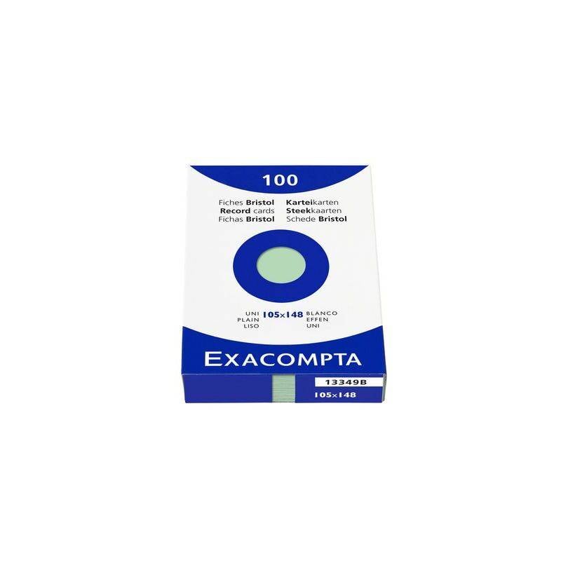EXACOMPTA Karteikarten, DIN A6, kariert, farbig sortiert (8700884)-0