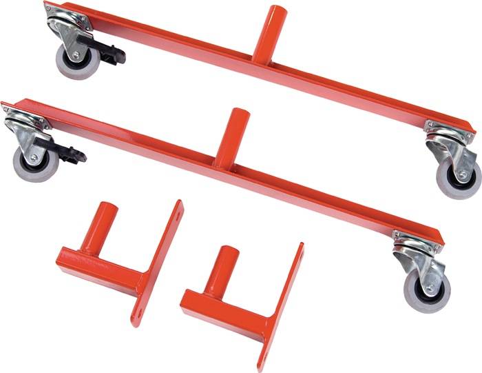 Scherengitter L3600xH1000mm m.Wandhalterung u.Rollenfuß gelb/schwarz-1