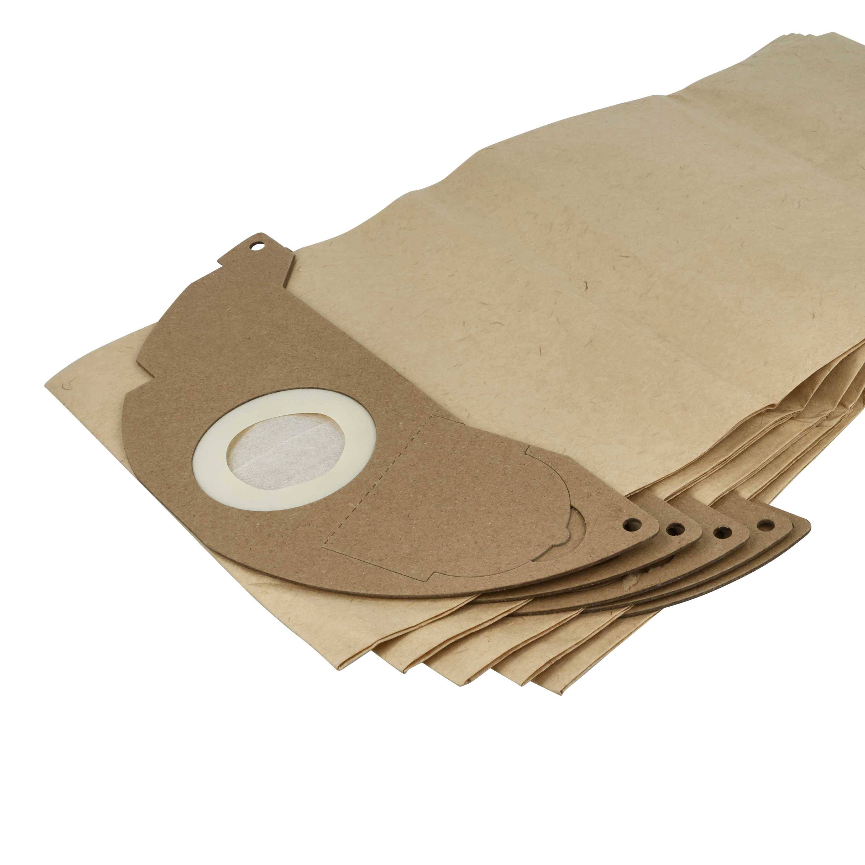 vhbw 10x Staubbeutel Ersatz für Kärcher 4002667015317, 6.904-143.0, KFI 252 für Staubsauger - 44cm x 20cm braun-1