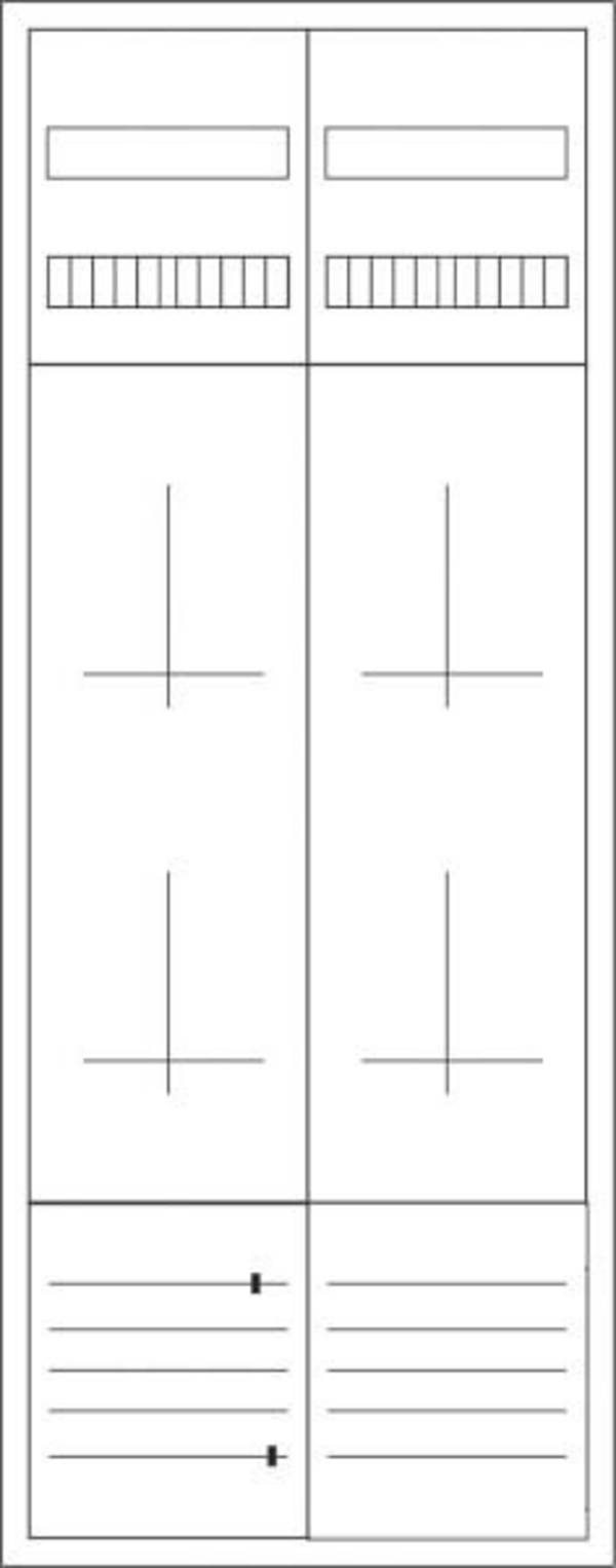 Eaton Zähler-Komplettschrank ZSD-4Z-1400