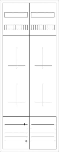 Eaton Zähler-Komplettschrank ZSD-4Z-1400-0