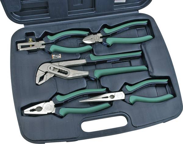 Brüder Mannesmann M10996 Werkstatt Zangen-Set 5teilig