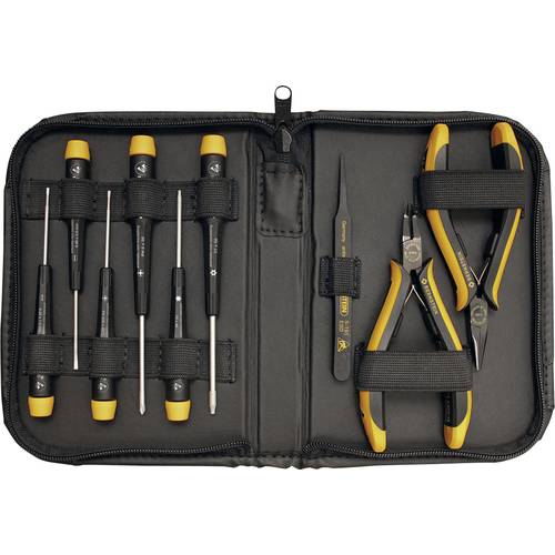 Bernstein Tools for Electronics SERVICE-SET CARAT 2250 Werkzeugset ESD in Tasche 9teilig