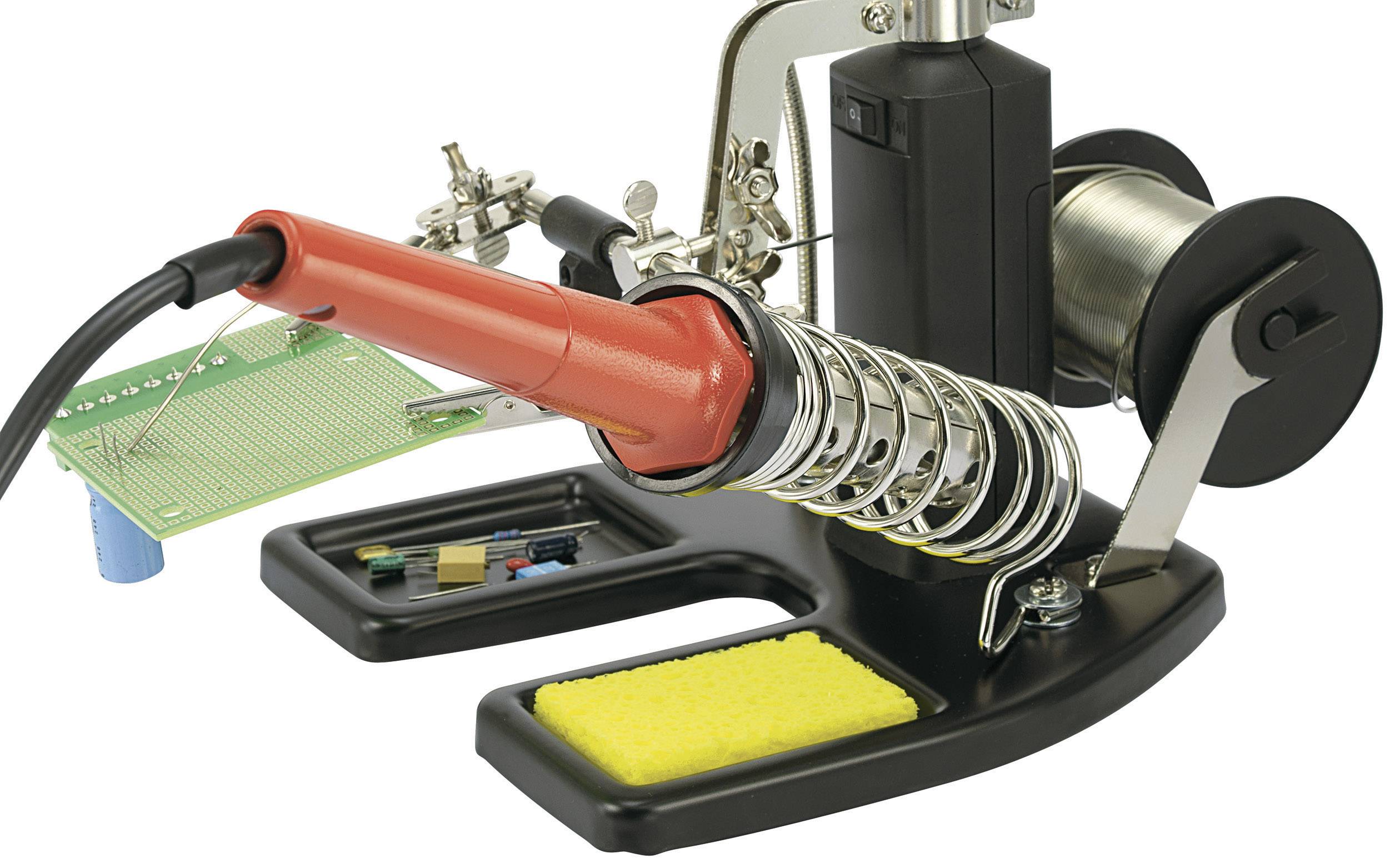TOOLCRAFT 826054 LED-Lupenleuchte mit 3. Hand Vergrößerungsfaktor=2 x, 4 x 2021 Energieeffizienzklasse n.rel-6