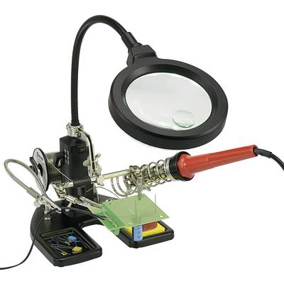 TOOLCRAFT 826054 LED-Lupenleuchte mit 3. Hand Vergrößerungsfaktor=2 x, 4 x 2021 Energieeffizienzklasse n.rel-7