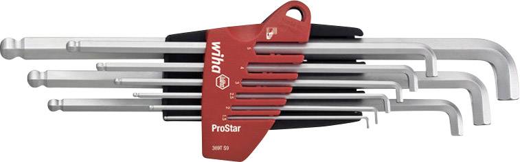 Wiha Innen-Sechskant Winkelschraubendreher-Set 1.5 mm, 2 mm, 2.5 mm, 3 mm, 4 mm, 5 mm, 6 mm, 8 mm, 10 mm 9teilig