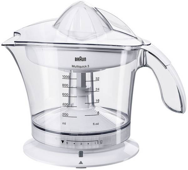 Braun Zitruspresse MPZ9 Citromatic 20 W  Weiß
