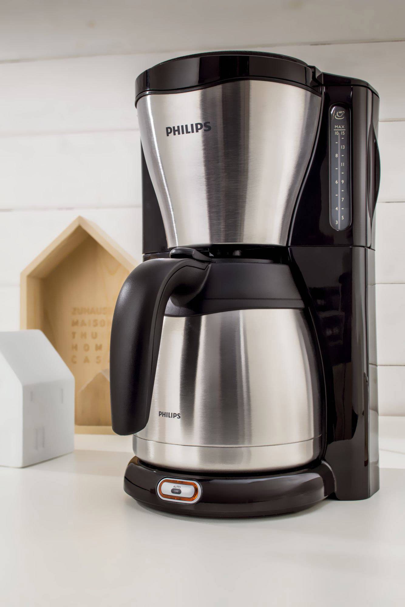 Philips Kaffeemaschine HD7546/20 Thermokanne schwarz/silber-2