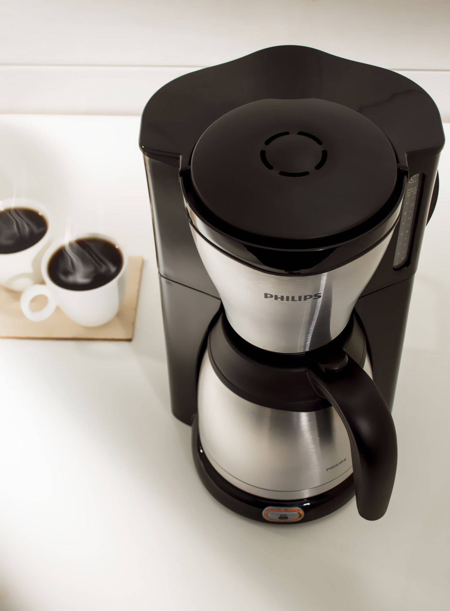 Philips Kaffeemaschine HD7546/20 Thermokanne schwarz/silber-3