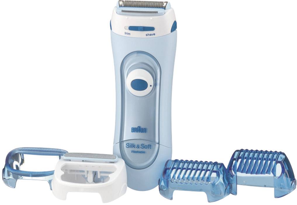 Braun Silk-épil 5160 Wet&Dry Damenrasierer Blau-0