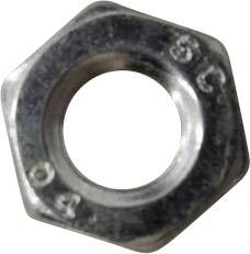 Sechskantmutter aus Metall, glänzend, mit sichtbarer Prägung '8' und 'SC'.