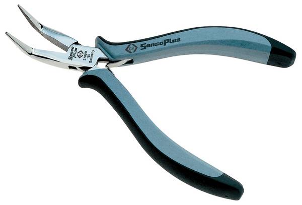 C.K T3769D 150 ESD Spitzzange 45° gebogen 145 mm