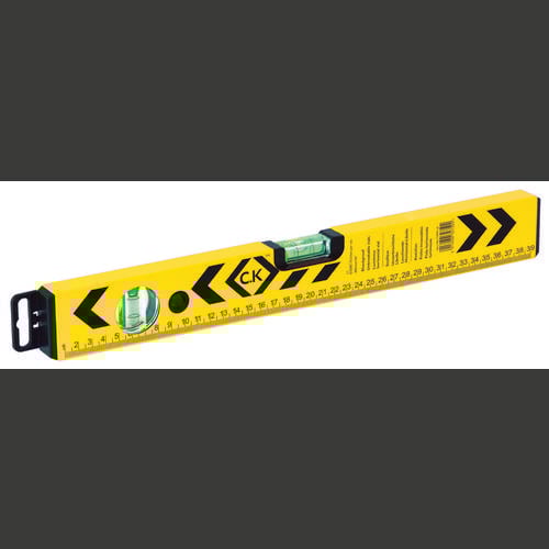 C.K T3494 16 Leichtmetall-Wasserwaage 40 cm 0.5 mm/m