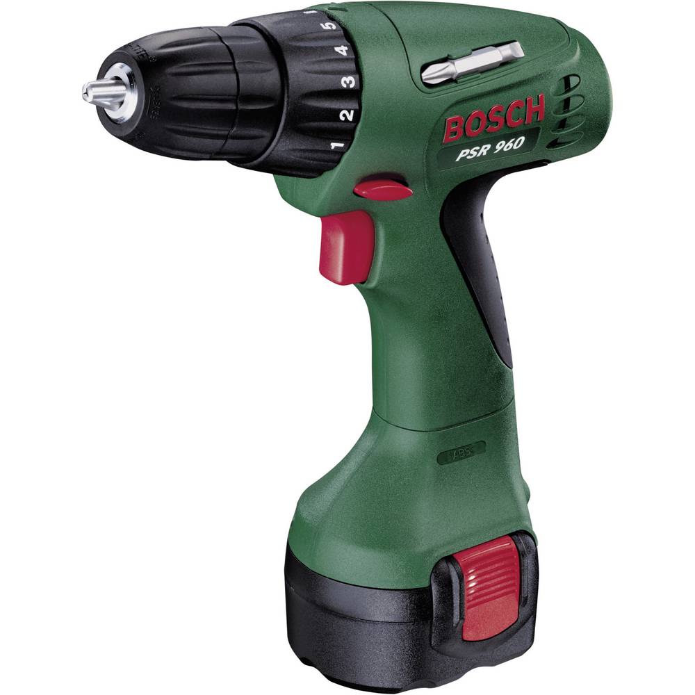 Bosch PSR 960 Akku-Bohrschrauber 9.6 V 1.3 Ah NiCd inkl. Akku, inkl