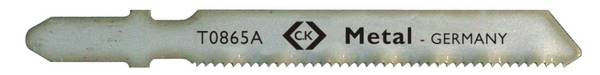 C.K T0865A Stichsägeblatt HSS, für Metall, fein, 5 St. auf  Karte 1 St.