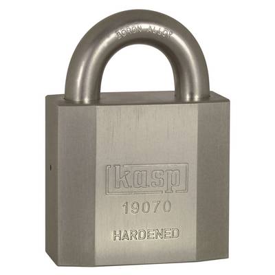 Kasp K19070D Vorhängeschloss 70 mm verschieden schließend Silber Schlüsselschloss-0