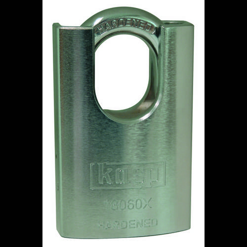 Thumbnail - Kasp K18060XD Vorhängeschloss verschieden schließend Silber Schlüsselschloss