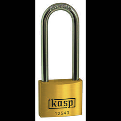 Kasp K12540L63A5 Vorhängeschloss 40 mm gleichschließend Goldgelb Schlüsselschloss