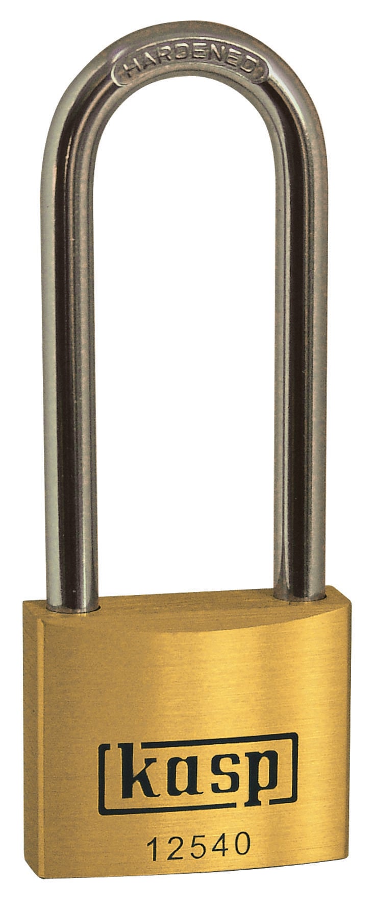 Kasp K12550L80A5 Vorhängeschloss 50 mm gleichschließend Goldgelb Schlüsselschloss