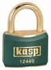 Kasp K12440GRED Vorhängeschloss 40 mm verschieden schließend Goldgelb Schlüsselschloss