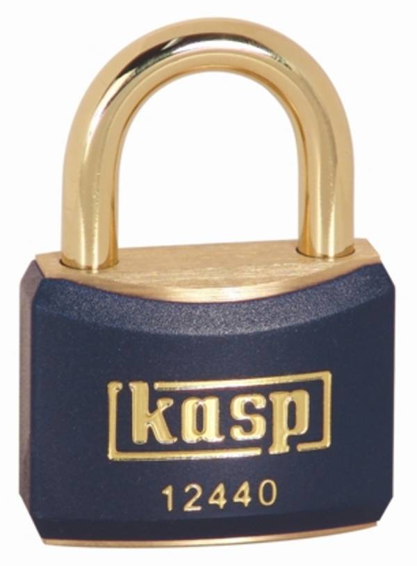 Kasp K12440BLUA1 Vorhängeschloss 40 mm gleichschließend   Goldgelb Schlüsselschloss