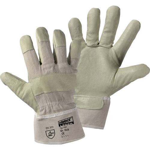Thumbnail - Leipold Doehle 88 PAWA 1551 Schweinsnarbenleder Arbeitshandschuh Größe (Handschuhe): 10.5, XL EN 388:2016 CAT II 1 Paar