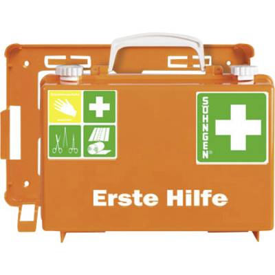 Söhngen 0301125 Erste-Hilfe-Koffer Quick-CD NORM 260 x 170 x 110 Orange –  Conrad Electronic Schweiz