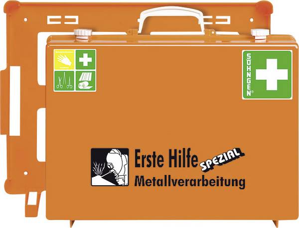Söhngen 0360108 Erste Hilfe Koffer DIN 13157 150 x 400 x 300 x 150 Orange