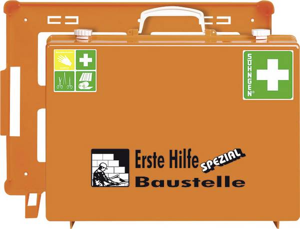 Söhngen 0360101 Erste Hilfe Koffer DIN 13157 150 x 400 x 300 x 150 Orange