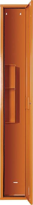 Stehschrank Erste-Hilfe-Trage leer orange-1