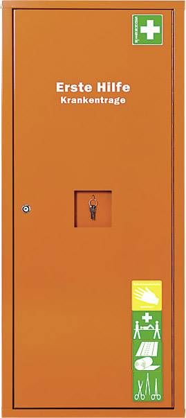 Anbausafe Erste-Hilfe-Trage gefüllt orange-2