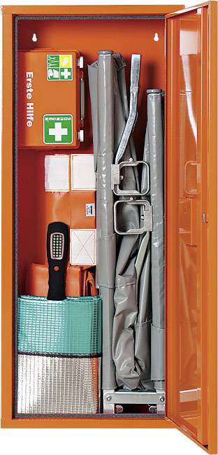 Anbausafe Erste-Hilfe-Trage gefüllt orange-3