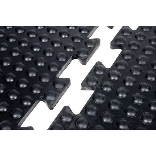 COBA Europe BF010001 BUBBLEMAT Gummimatte (L x B x H) 900 x 600 x 14 mm Schwarz