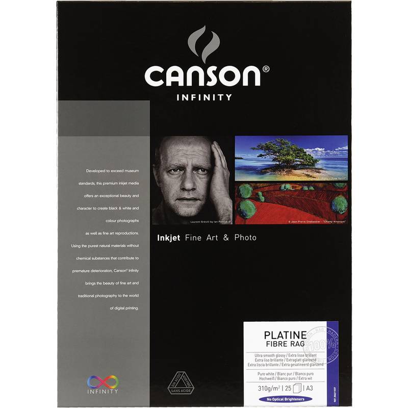CANSON INFINITY Fotopapier "Platine Fibre Rag", 310 g/qm, A3-0