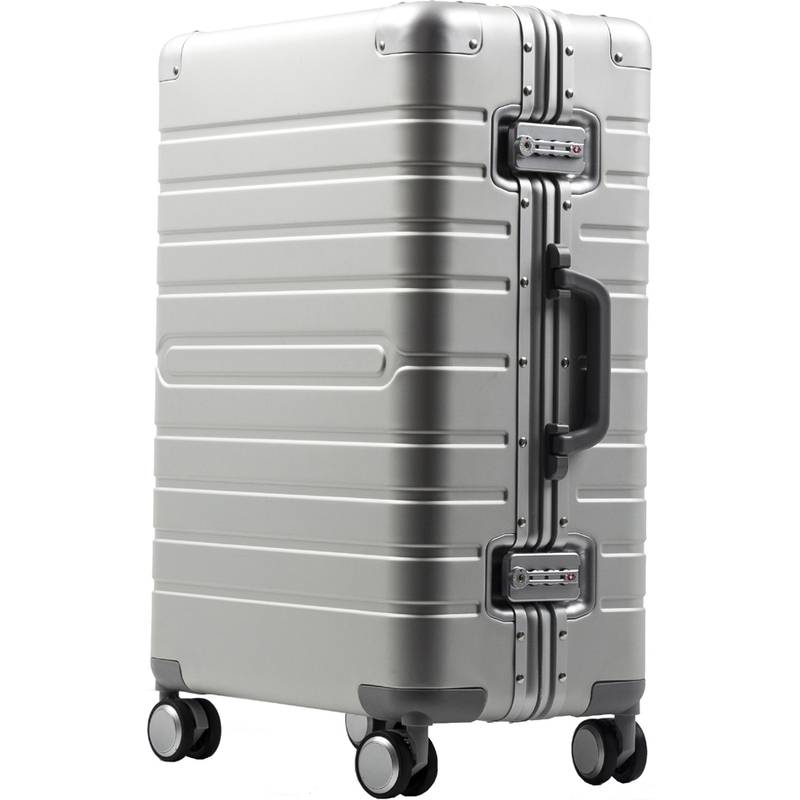 ALUMAXX Reisetrolley, mit Vollalukoffer, silber (5318120)-0