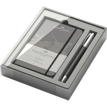 Geschenkset AMBITION Edelharz KS schwarz.